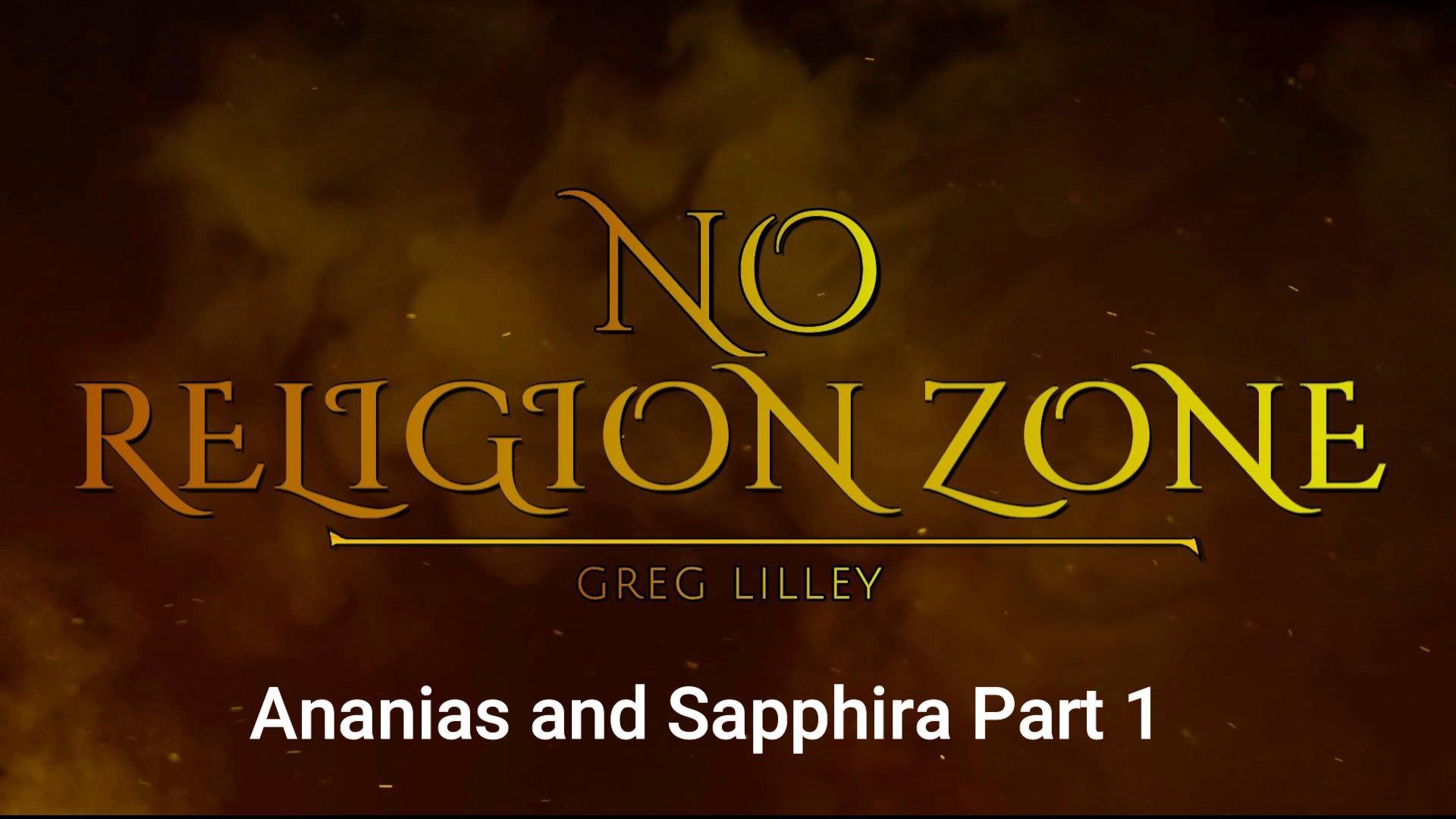 NRZEP31 - Ananias and Sapphira Part 1