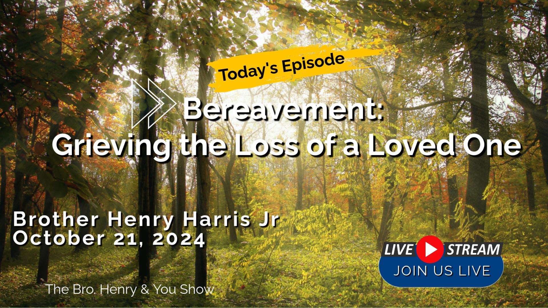 Bereavement (Processing the death of a loved one)